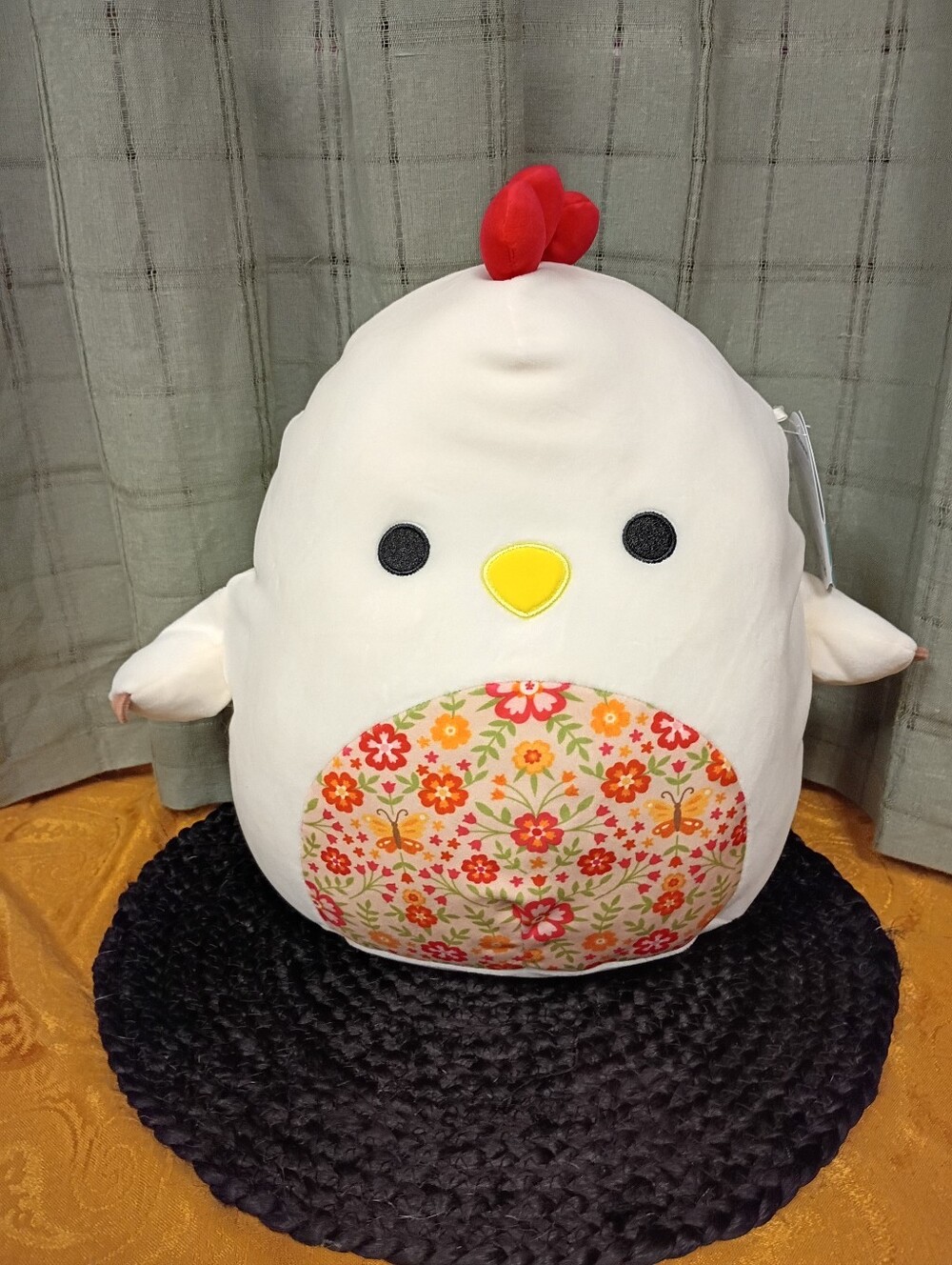 NWT Original Squishmallows Easter 2024 Squad Todd (Floral Belly) The Rooster 12"